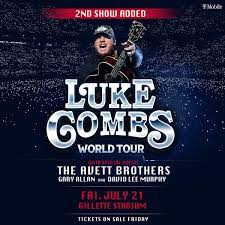 luke combs concert dates